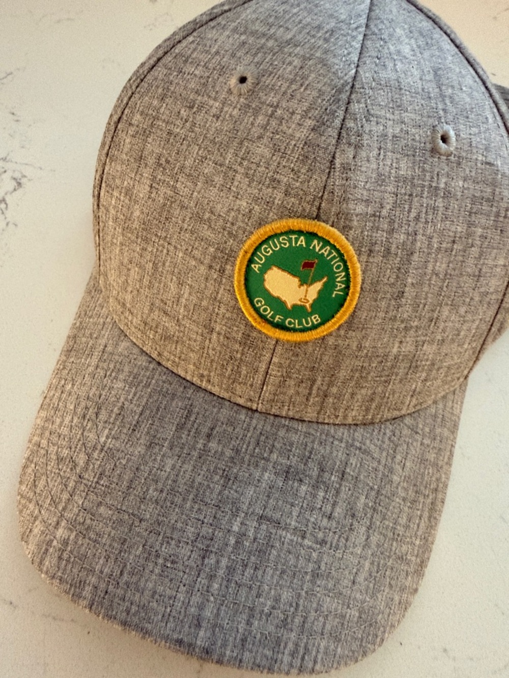 Masters GOLF Grey Augusta National HAT Cap Gray like new - Picture 5 of 6